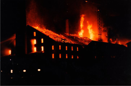 Трагедія - велика пожежа 30 серпня 1985 року